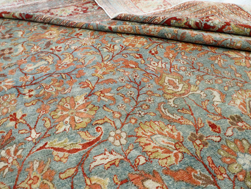 Antique Persian Mahal Oversize Carpet, No.24166 - Staging