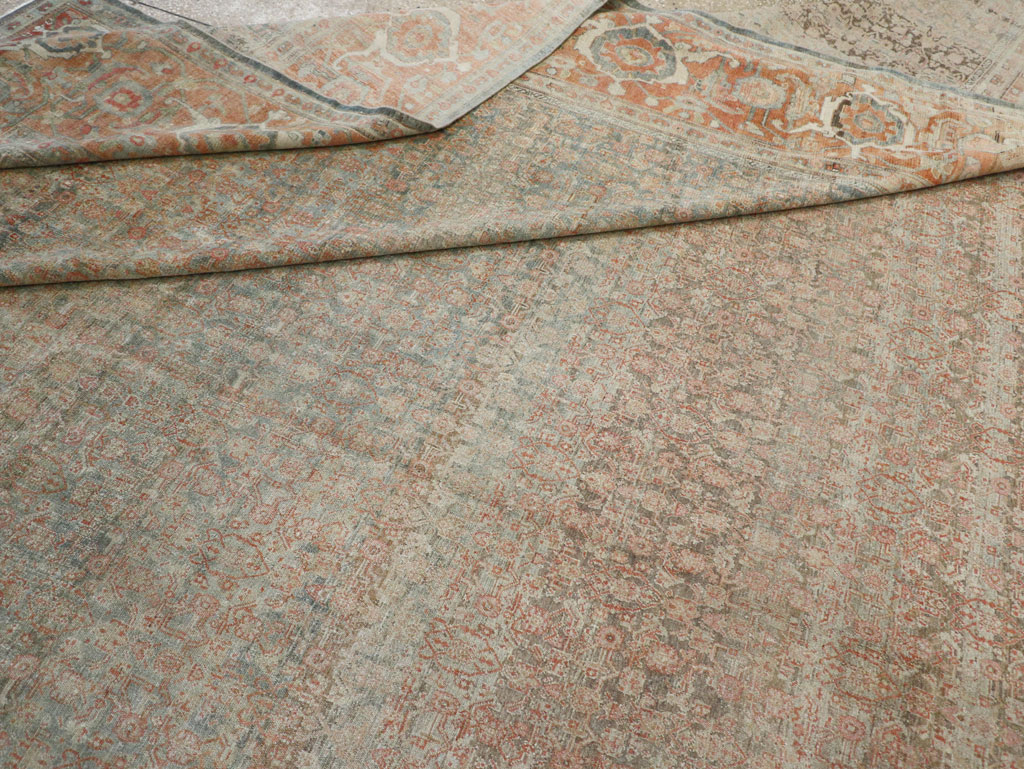 Antique Persian Senneh Malayer Oversize Carpet, No.24173 - Staging