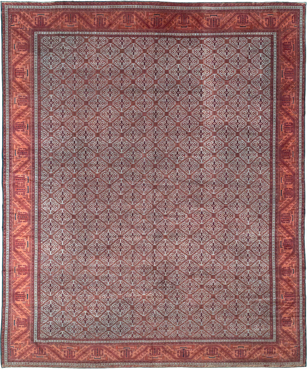 Antique Indian Lahore Oversize Carpet, No.24177 - Staging