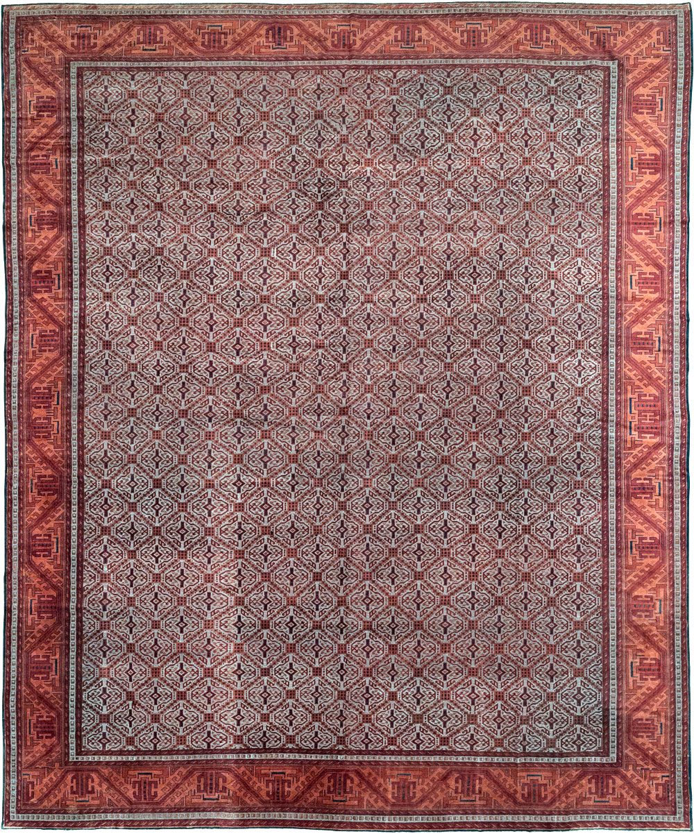 Antique Indian Lahore Oversize Carpet, No.24177 - Staging