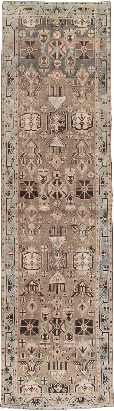Vintage Persian Malayer Runner, No.24188 - Staging