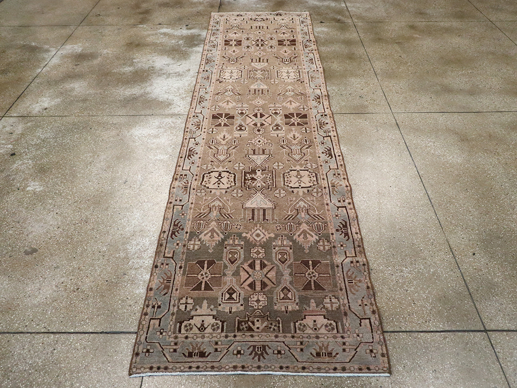 Vintage Persian Malayer Runner, No.24188 - Staging