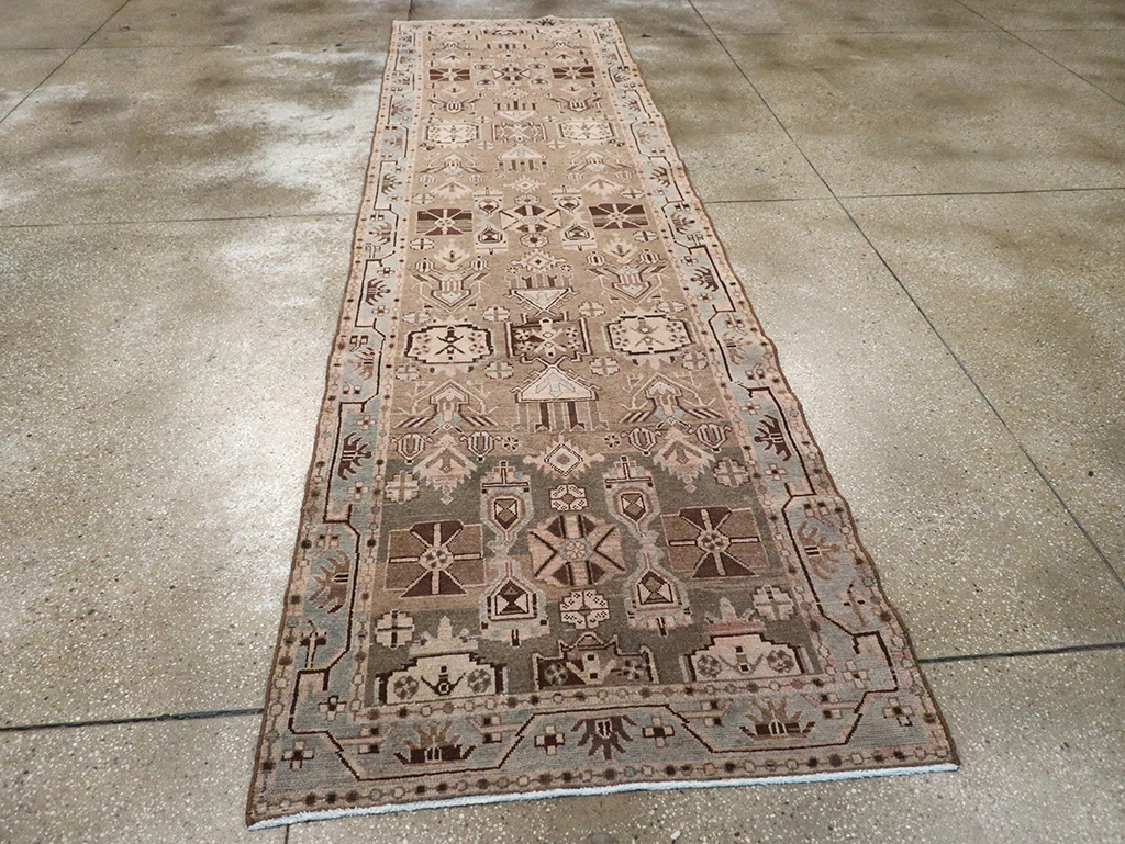 Vintage Persian Malayer Runner, No.24188 - Staging