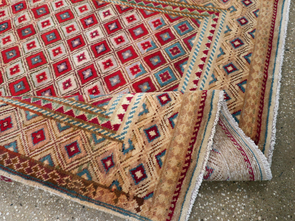 Vintage Persian Kashan Rug, No.24191 - Staging