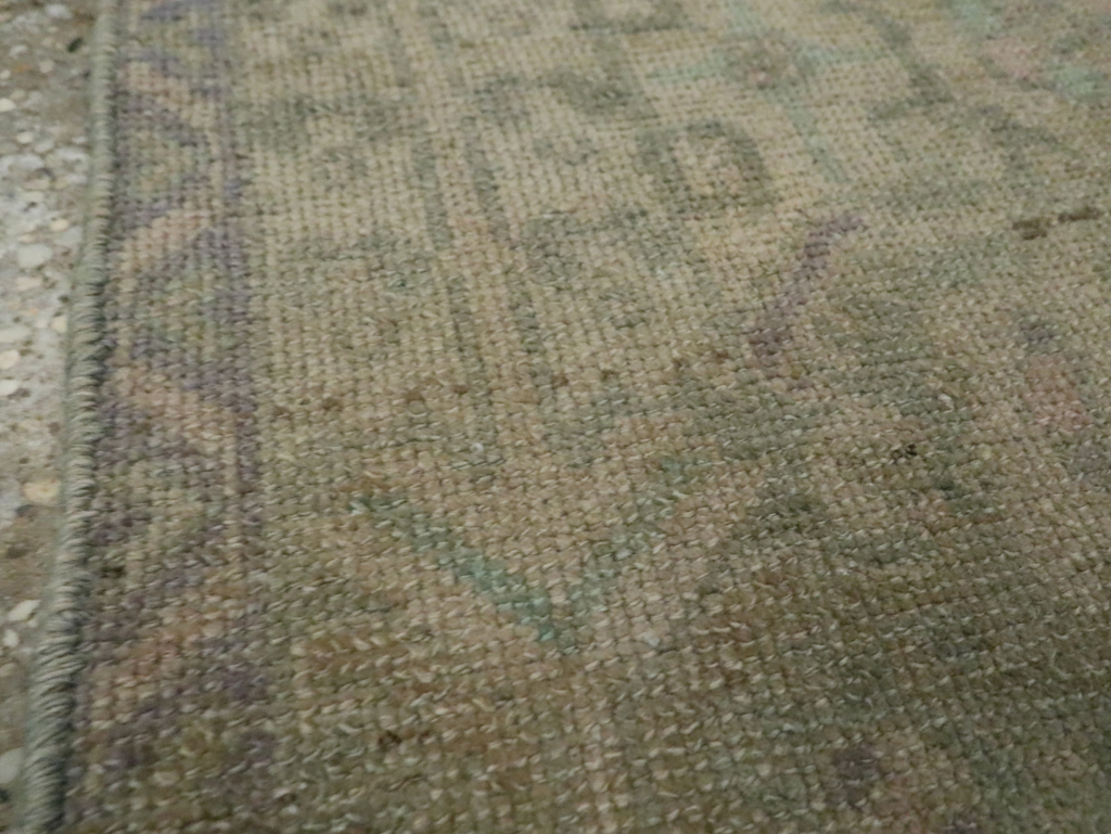 Vintage Persian Malayer Square Rug, No.24201 - Staging