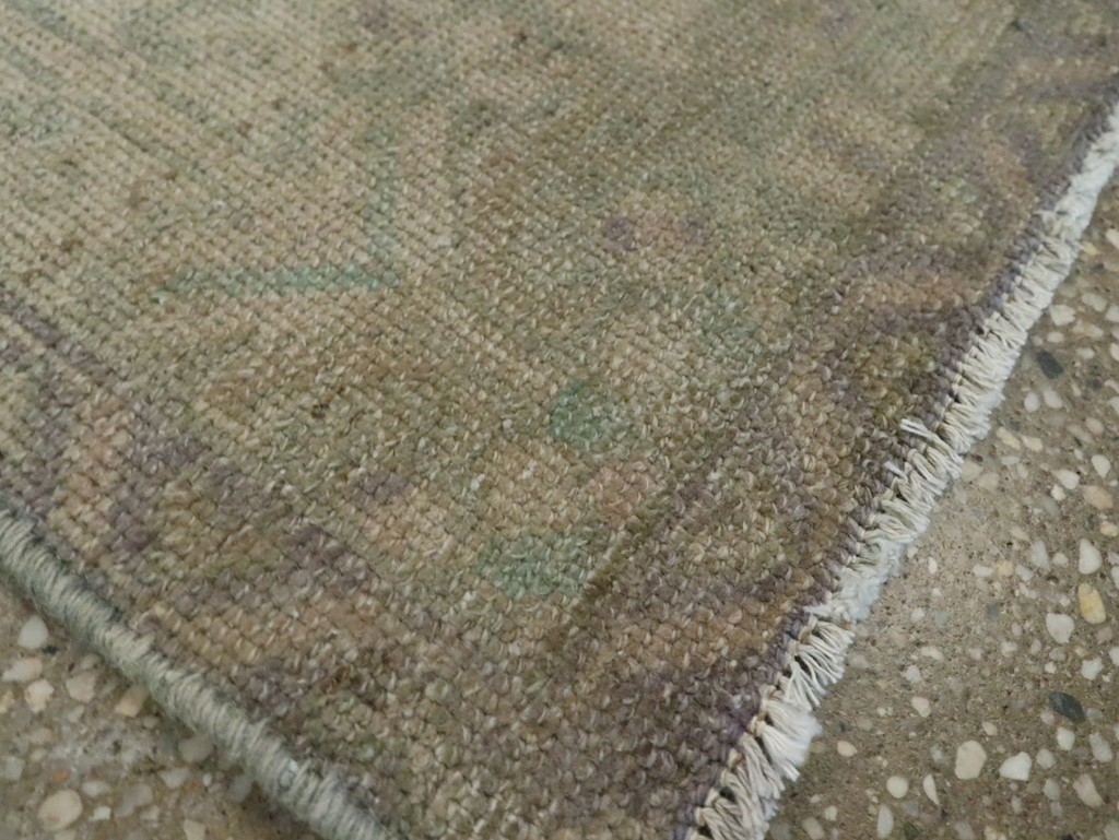 Vintage Persian Malayer Square Rug, No.24201 - Staging