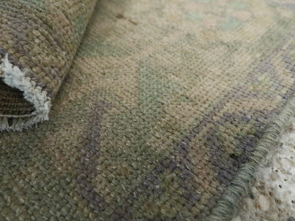 Vintage Persian Malayer Square Rug, No.24201 - Staging