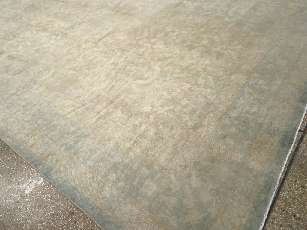 Antique Chinese Large Carpet, No.24208 - Staging