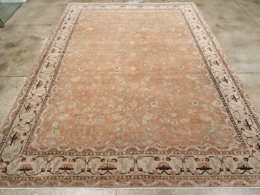 Vintage Persian Sarouk Carpet, No.24211 - Staging