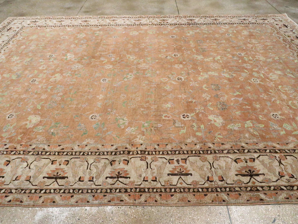 Vintage Persian Sarouk Carpet, No.24211 - Staging