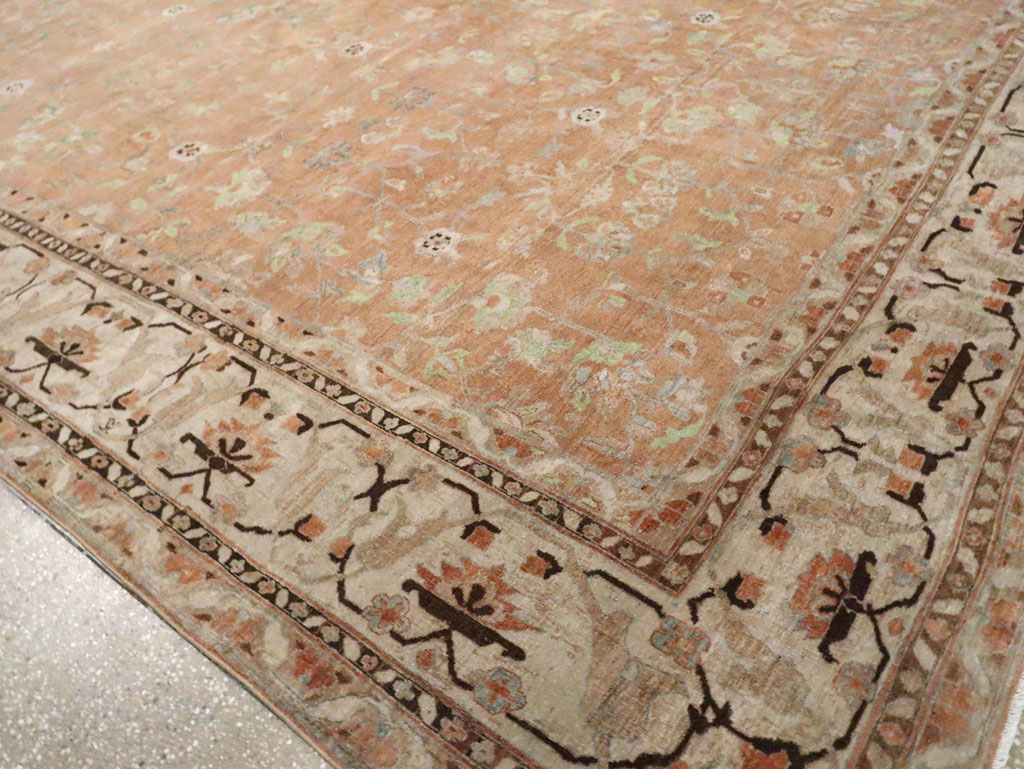 Vintage Persian Sarouk Carpet, No.24211 - Staging