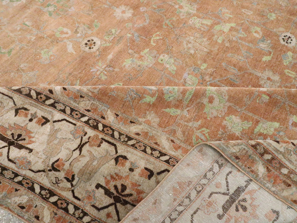 Vintage Persian Sarouk Carpet, No.24211 - Staging