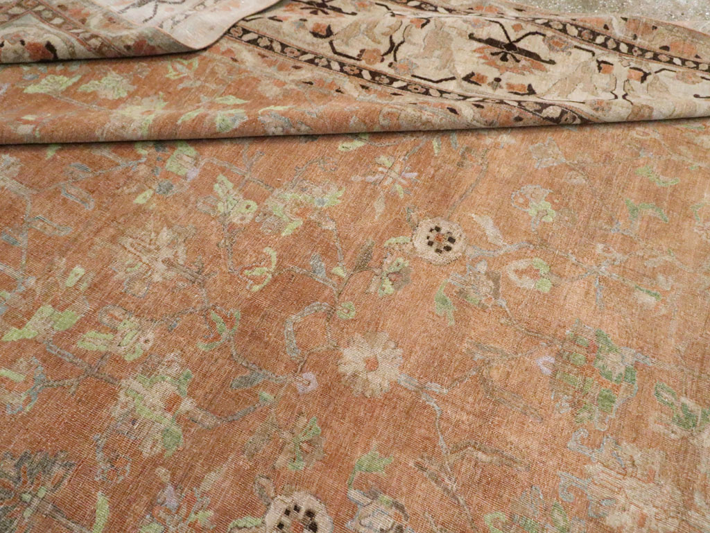 Vintage Persian Sarouk Carpet, No.24211 - Staging