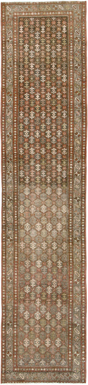 Vintage Persian Malayer Runner, No.24214 - Staging