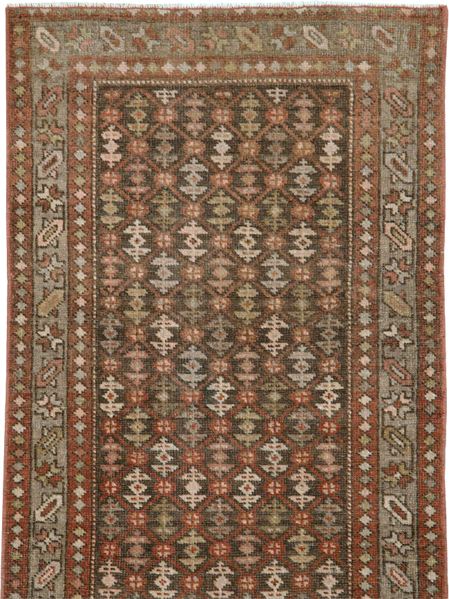 Vintage Persian Malayer Runner, No.24214 - Staging