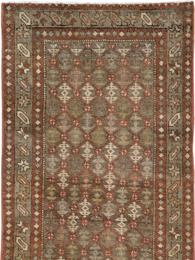 Vintage Persian Malayer Runner, No.24214 - Staging