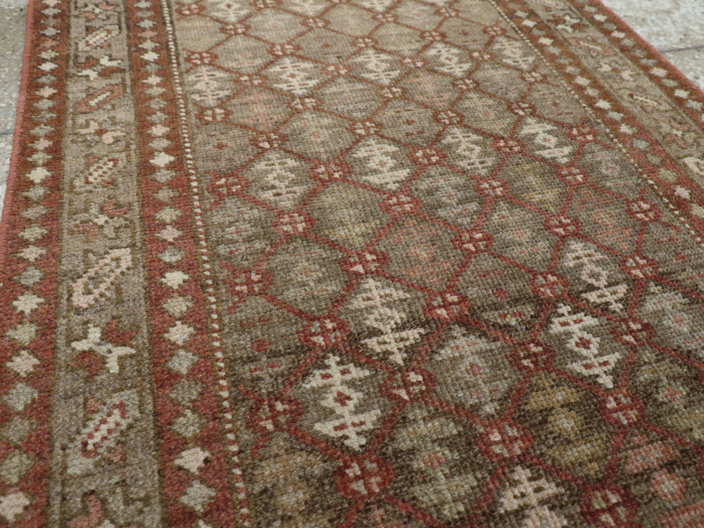 Vintage Persian Malayer Runner, No.24214 - Staging