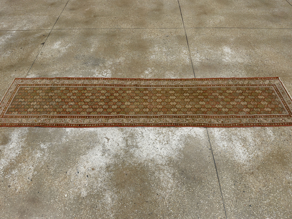 Antique Persian Malayer Runner, No.24214 - Staging