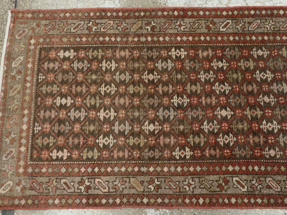 Vintage Persian Malayer Runner, No.24214 - Staging