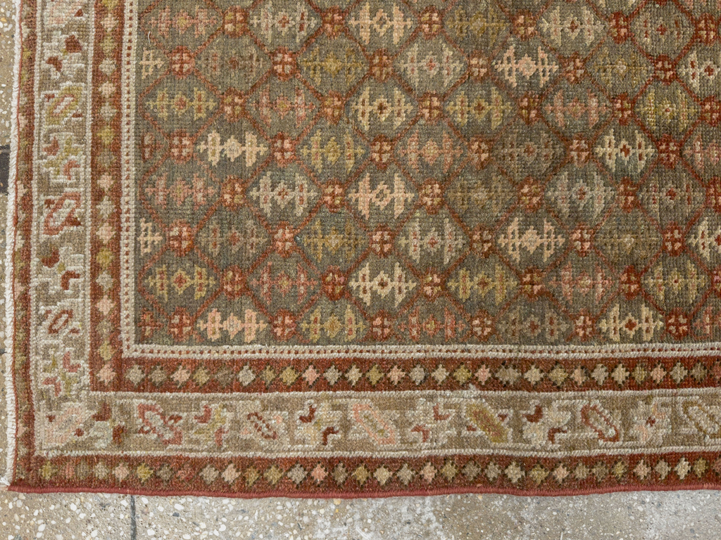 Antique Persian Malayer Runner, No.24214 - Staging