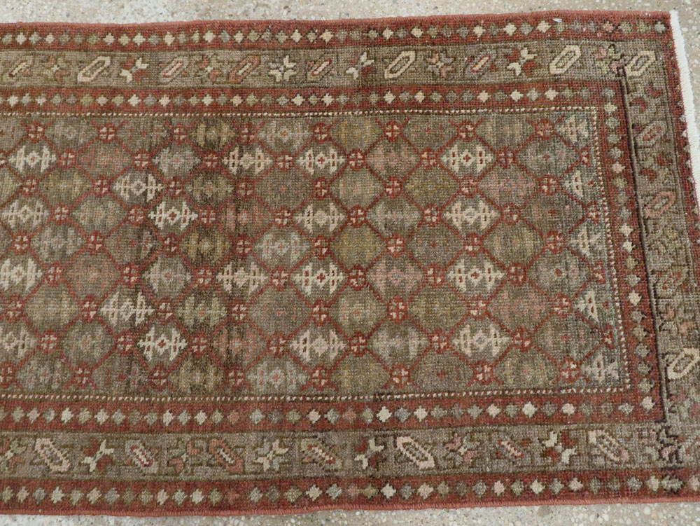 Vintage Persian Malayer Runner, No.24214 - Staging