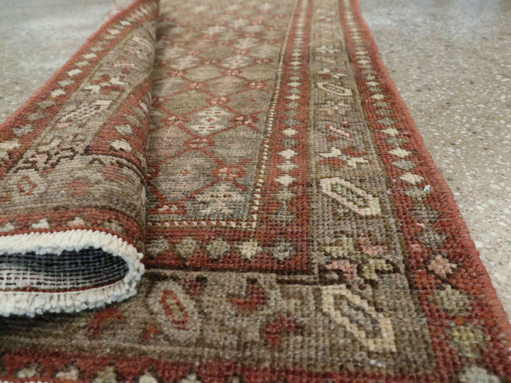 Vintage Persian Malayer Runner, No.24214 - Staging