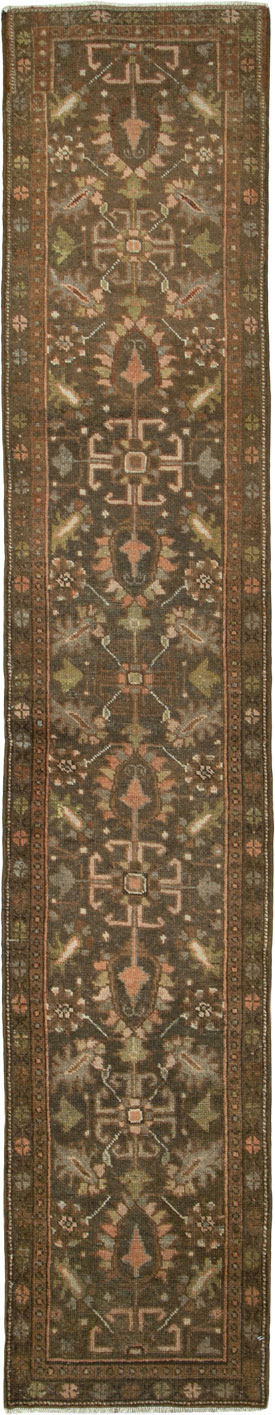 Vintage Persian Malayer Runner, No.24215 - Staging