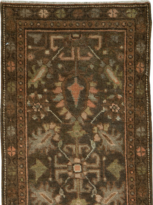 Vintage Persian Malayer Runner, No.24215 - Staging