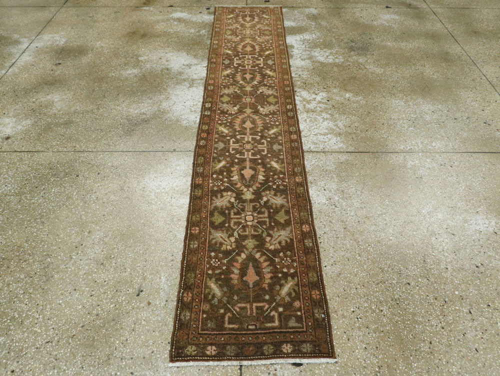 Vintage Persian Malayer Runner, No.24215 - Staging