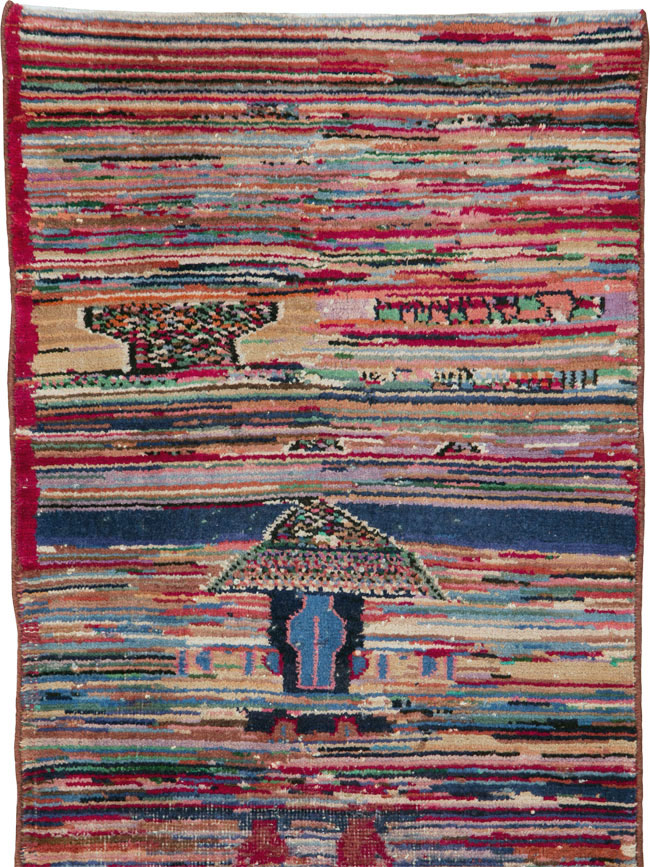 Vintage Turkish Anatolian Runner, No.24218 - Staging