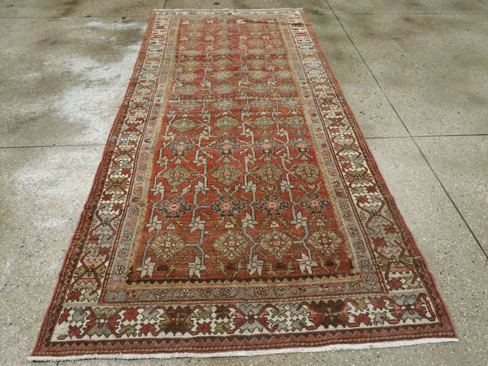 Antique Persian Bakhtiari Rug, No.24223 - Staging