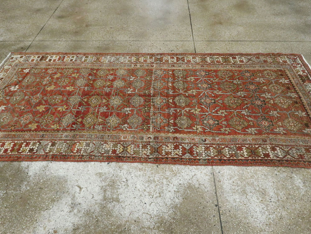 Antique Persian Bakhtiari Rug, No.24223 - Staging