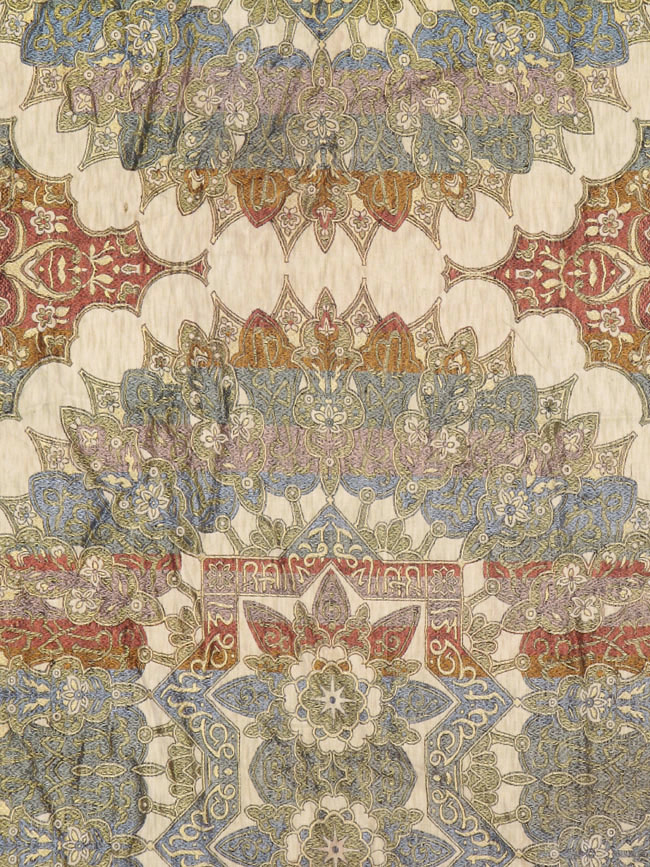 Vintage Indian Textile Kilim, No.24224 - Staging