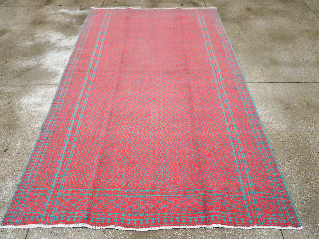Vintage Persian Flatweave Kilim, No.24255 - Staging