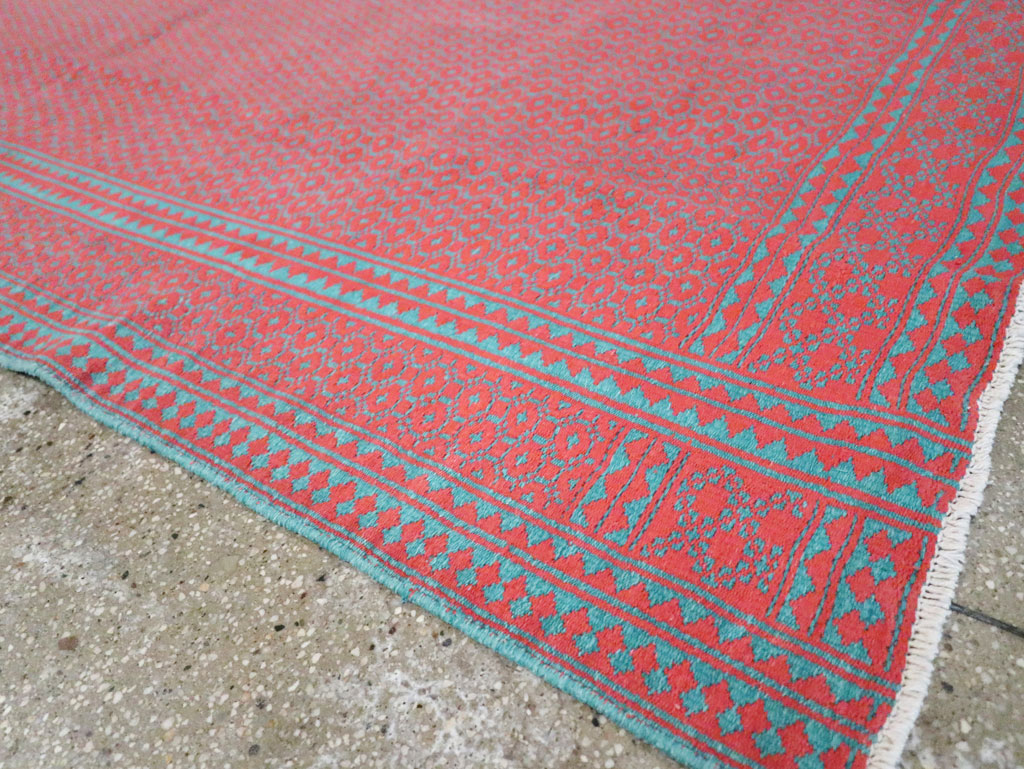 Vintage Persian Flatweave Kilim, No.24255 - Staging