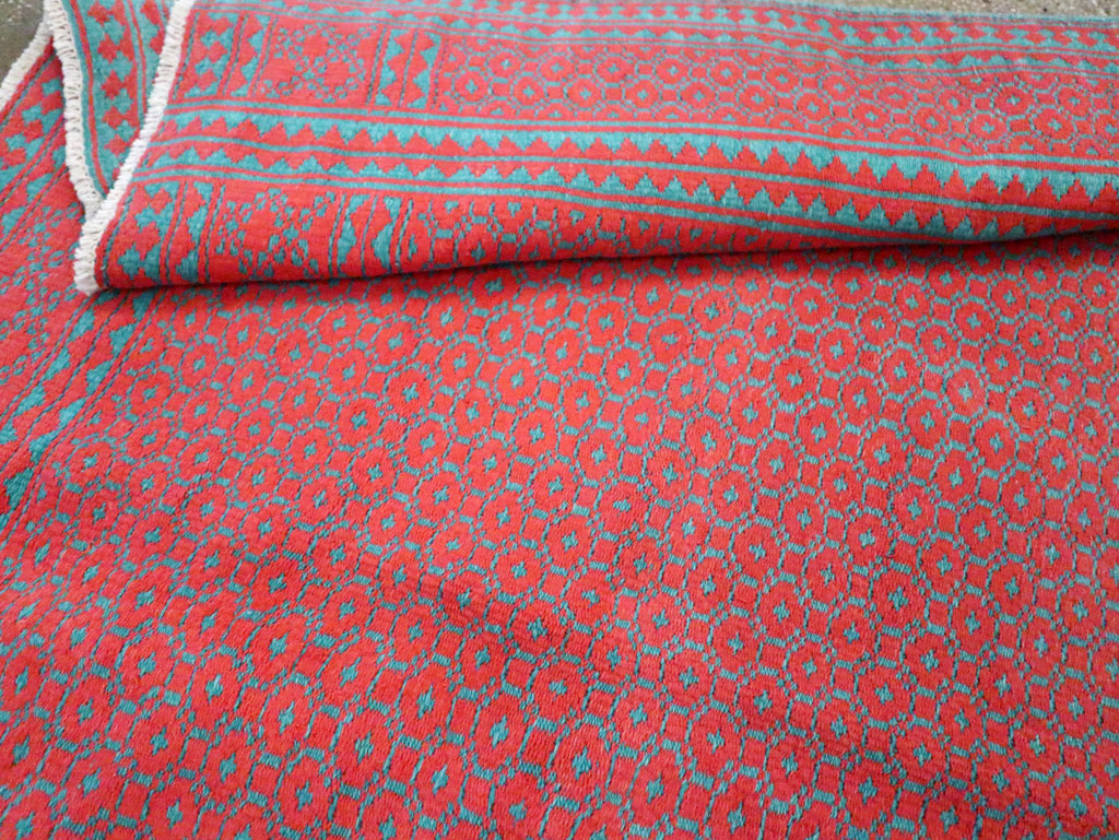 Vintage Persian Flatweave Kilim, No.24255 - Staging