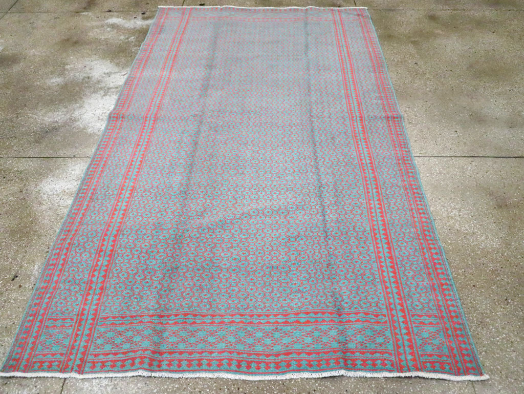 Vintage Persian Flatweave Kilim, No.24255 - Staging