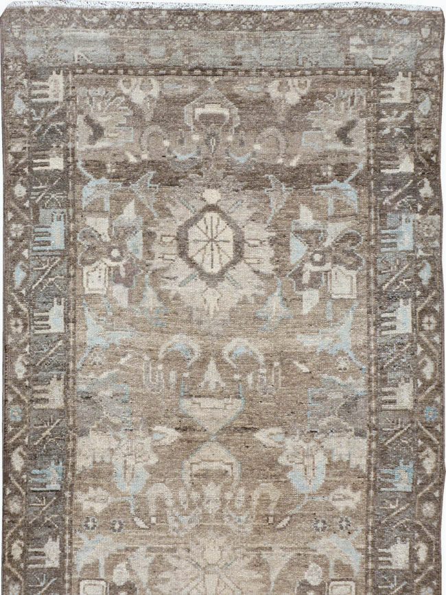 Vintage Persian Malayer Runner (Pair: 1 of 2), No.24260 - Staging