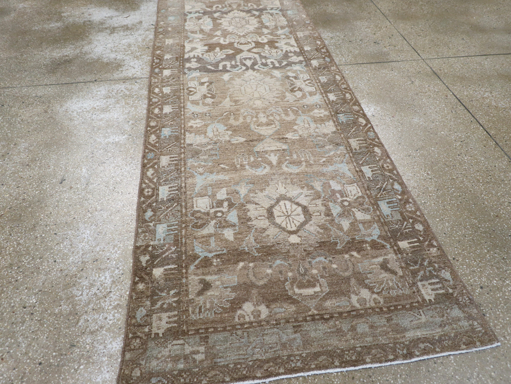 Vintage Persian Malayer Runner (Pair: 1 of 2), No.24260 - Staging