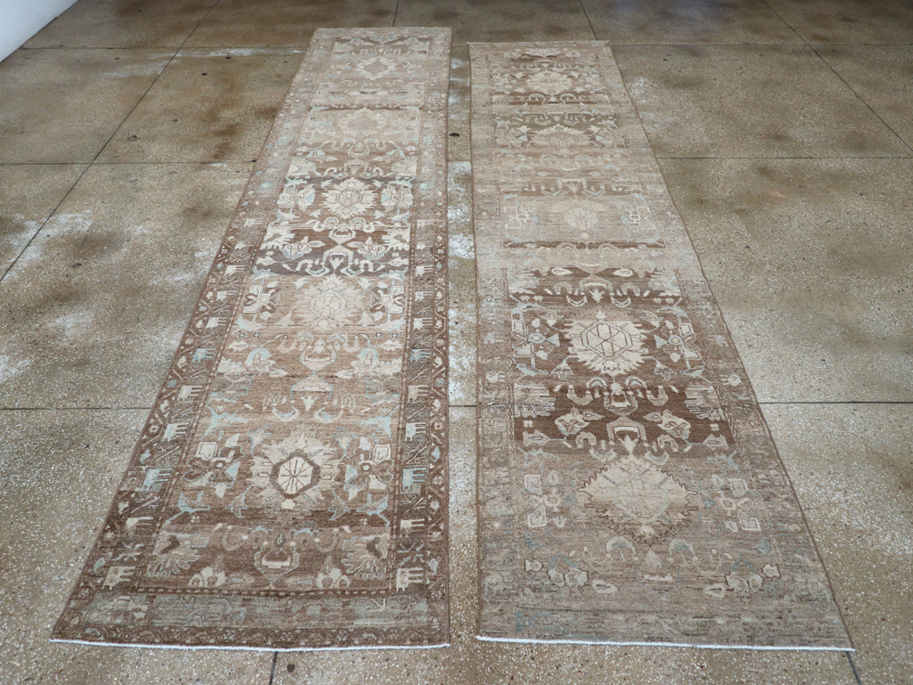 Vintage Persian Malayer Runner (Pair: 1 of 2), No.24260 - Staging