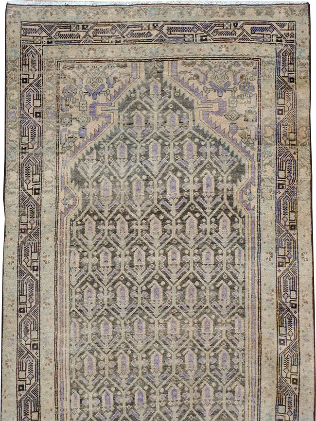 Vintage Persian Malayer Runner, No.24262 - Staging