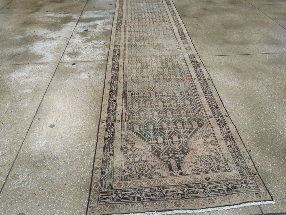 Vintage Persian Malayer Runner, No.24262 - Staging