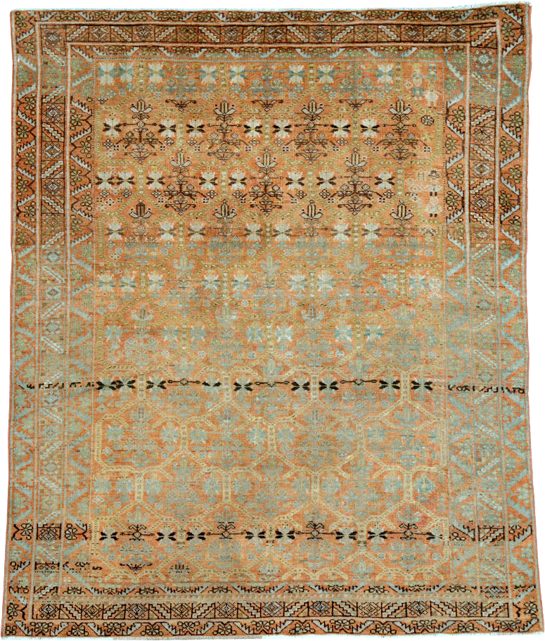 Vintage Persian Afshar Rug, No.24270 - Staging