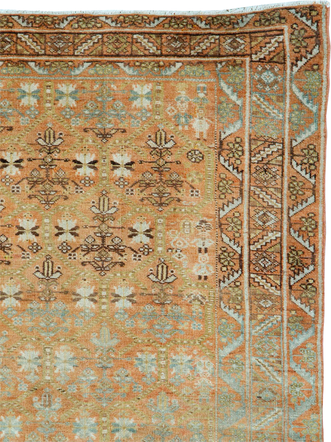 Vintage Persian Afshar Rug, No.24270 - Staging