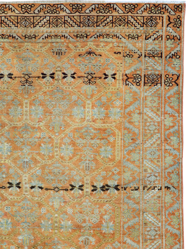 Vintage Persian Afshar Rug, No.24270 - Staging