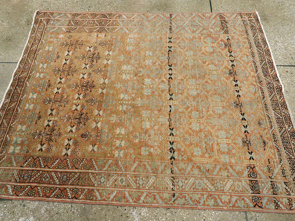 Vintage Persian Afshar Rug, No.24270 - Staging