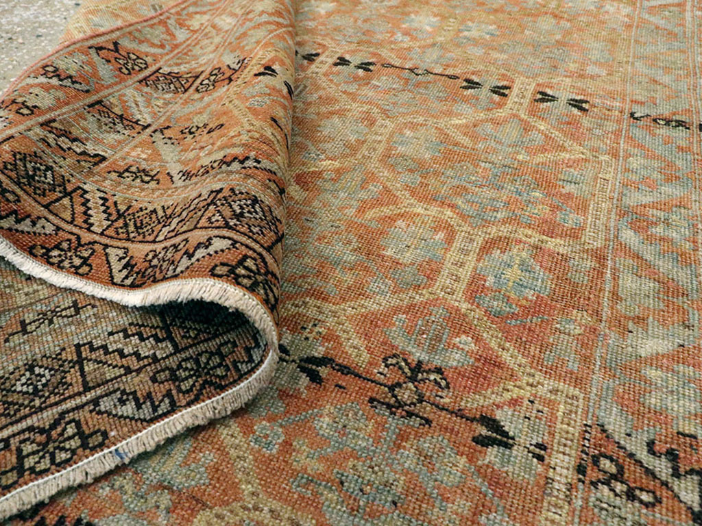 Vintage Persian Afshar Rug, No.24270 - Staging