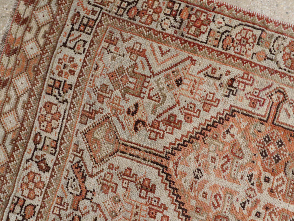 Antique Persian Shiraz Rug, No.24273 - Staging