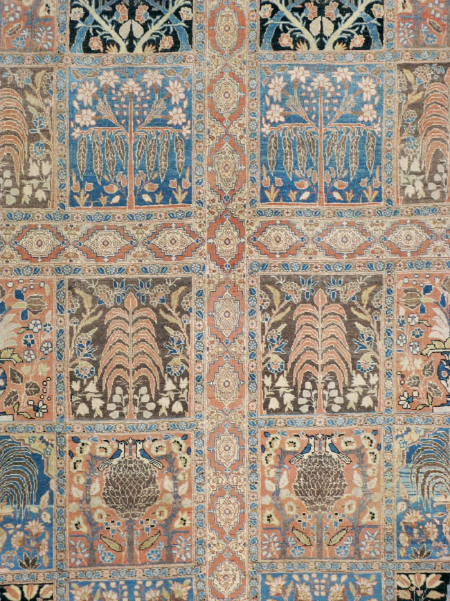 Antique Persian Tabriz Hagi Jalili Carpet, No.24283 - Staging
