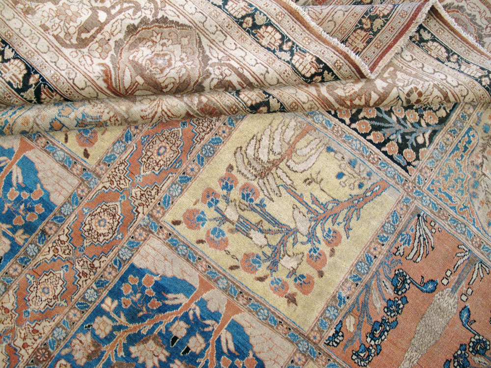 Antique Persian Tabriz Hagi Jalili Carpet, No.24283 - Staging